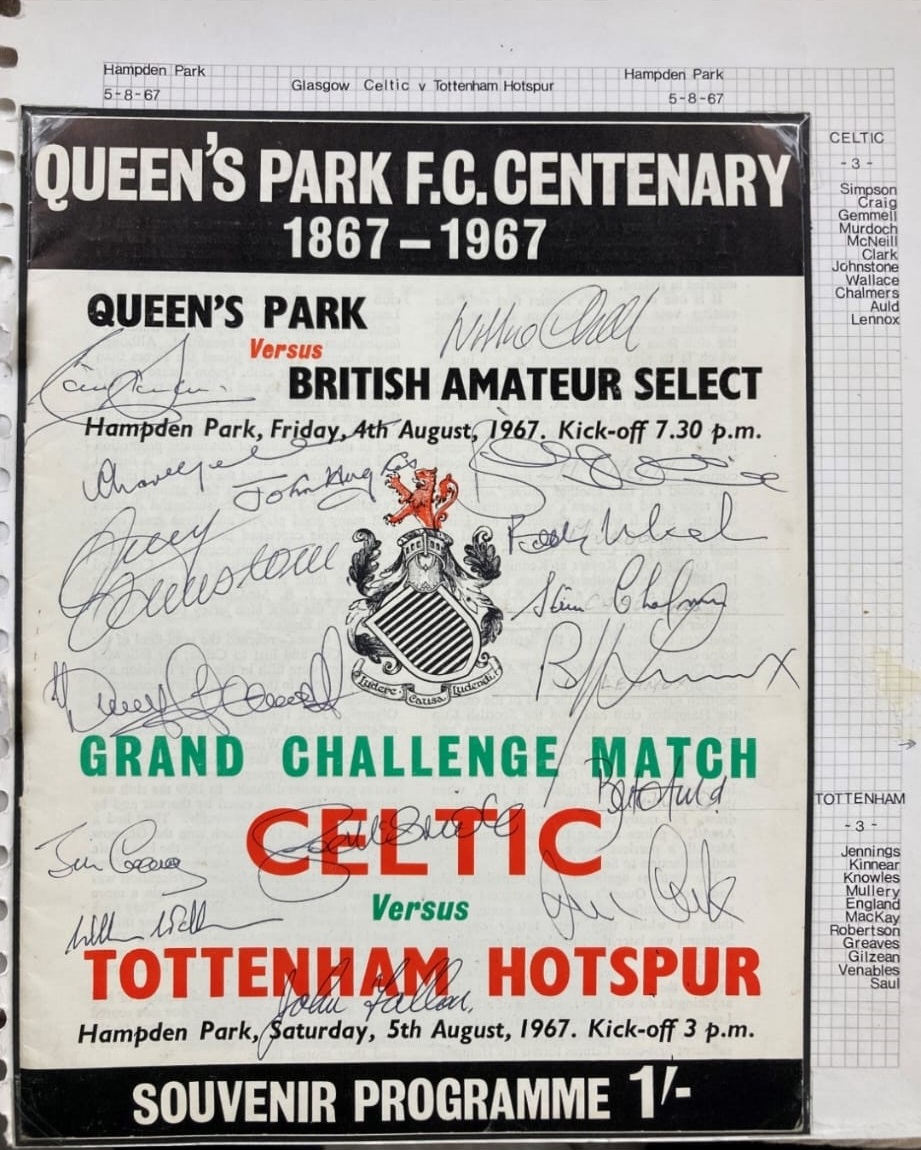 1967-08-05: Celtic 3-3 Tottenham Hotspur, Friendly – Pictures – The Celtic  Wiki