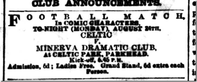 From Scottish Referee 24th August 1891