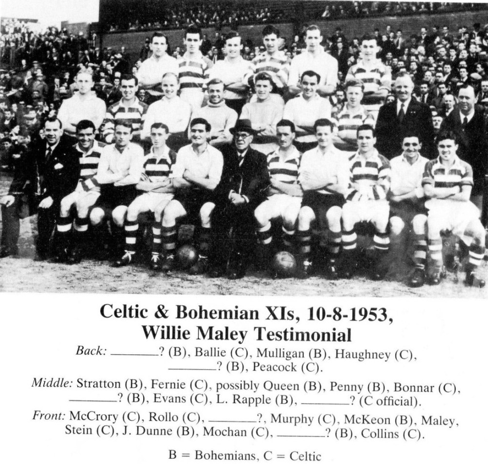 Celtic Team Line-Up 1953-54 - The Celtic Wiki