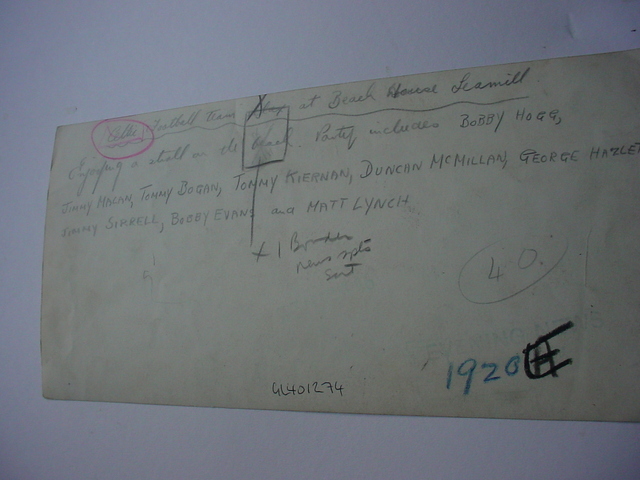 Celtic Team Line-Up 1919-20 - Pic