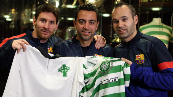 Celebrity Fans - Lionel Messi, Andres Iniesta and Xavi Hernandez (Nov 2012) - Pic Celebrity Fans - Lionel Messi, Andres Iniesta and Xavi Hernandez (Nov 2012) - Pic
