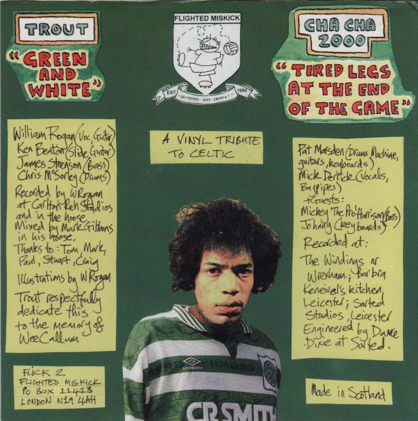 Green & White by Trout rear cover