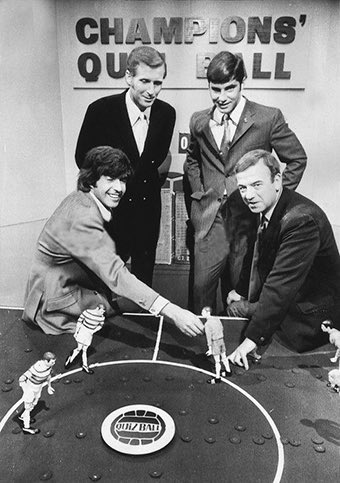 Billy McNeill, Marin Buchan, John Cairney, John Grieve. Billy McNeill, Marin Buchan, John Cairney, John Grieve.