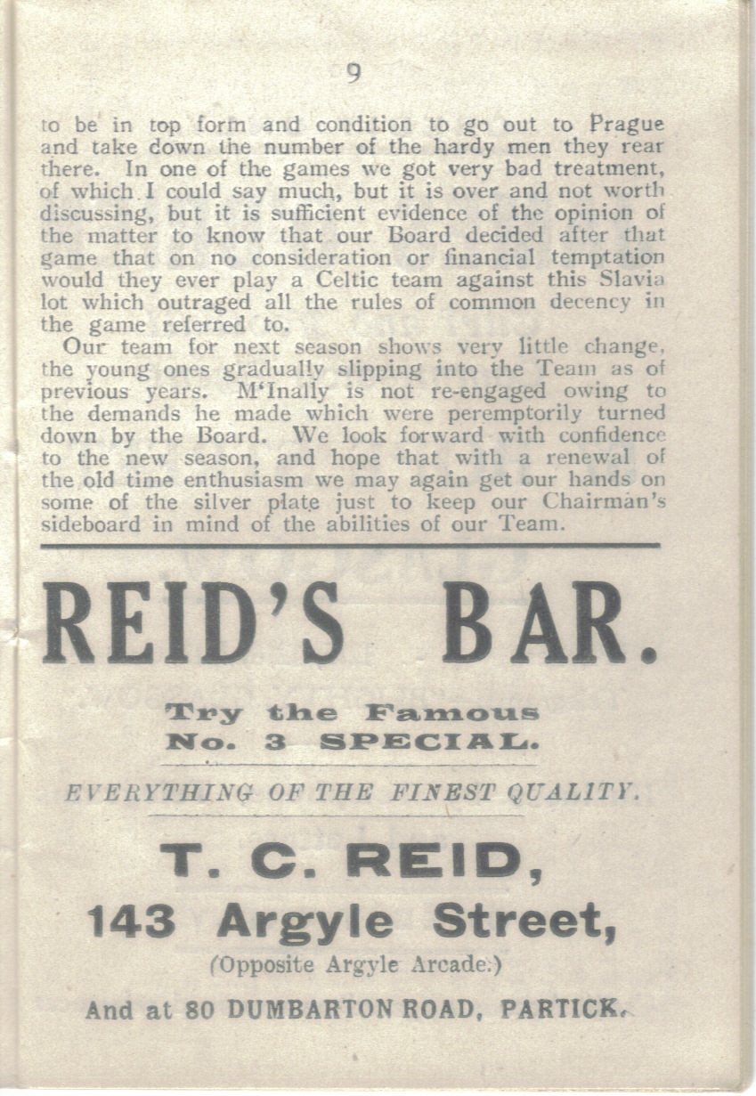Season Review 1921-22 - The Celtic Wiki