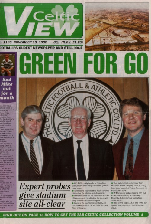 Celtic View, November 1992 Celtic View, November 1992