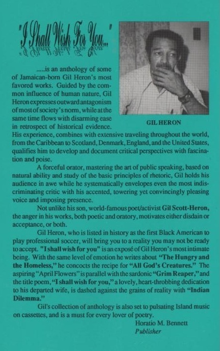 Gil Heron book back cover Gil Heron book back cover