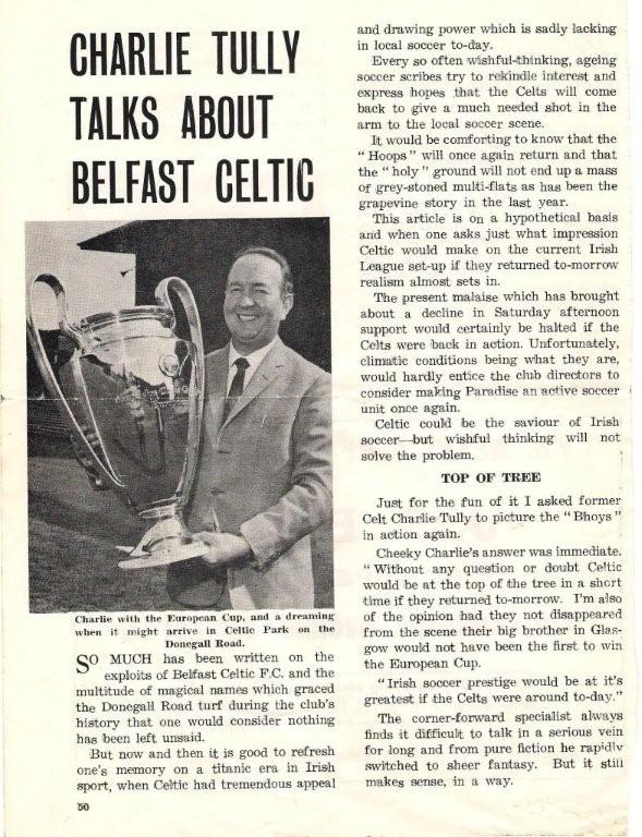 Belfast Celtic - Pic Belfast Celtic - Pic