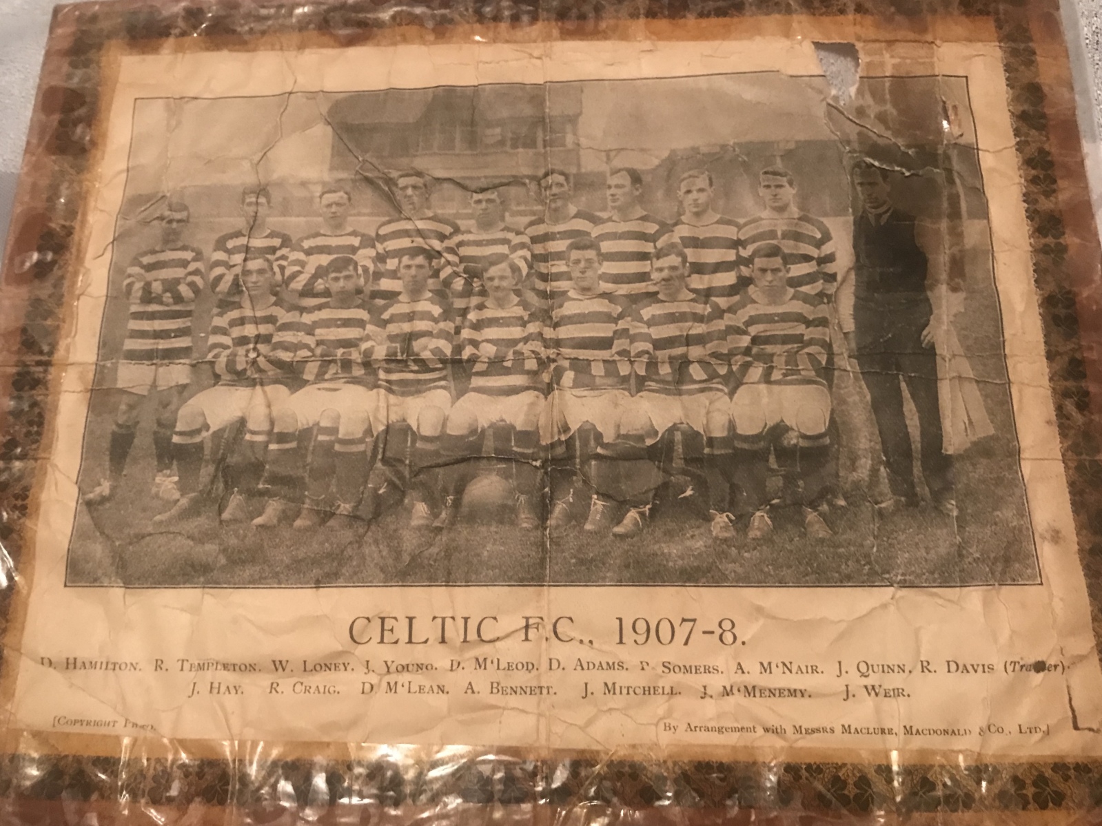 Celtic Team Line-Up 1907-08 - The Celtic Wiki Celtic Team Line-Up 1907-08 - The Celtic Wiki