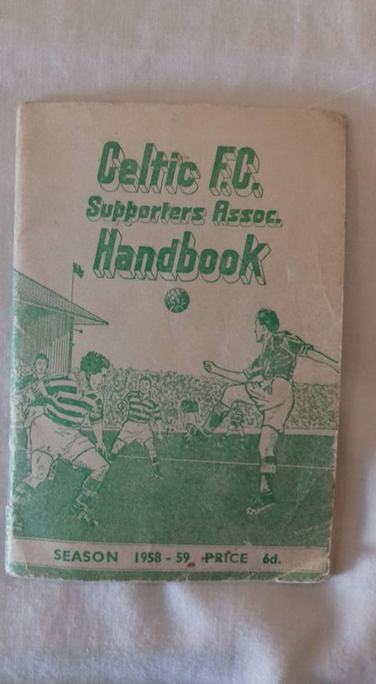 1958-59 Celtic Supporters Association Handbook 1958-59 Celtic Supporters Association Handbook