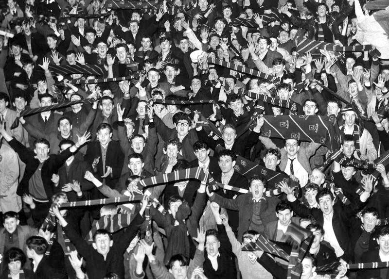 Celtic fans after Real game 1962 Celtic fans after Real game 1962