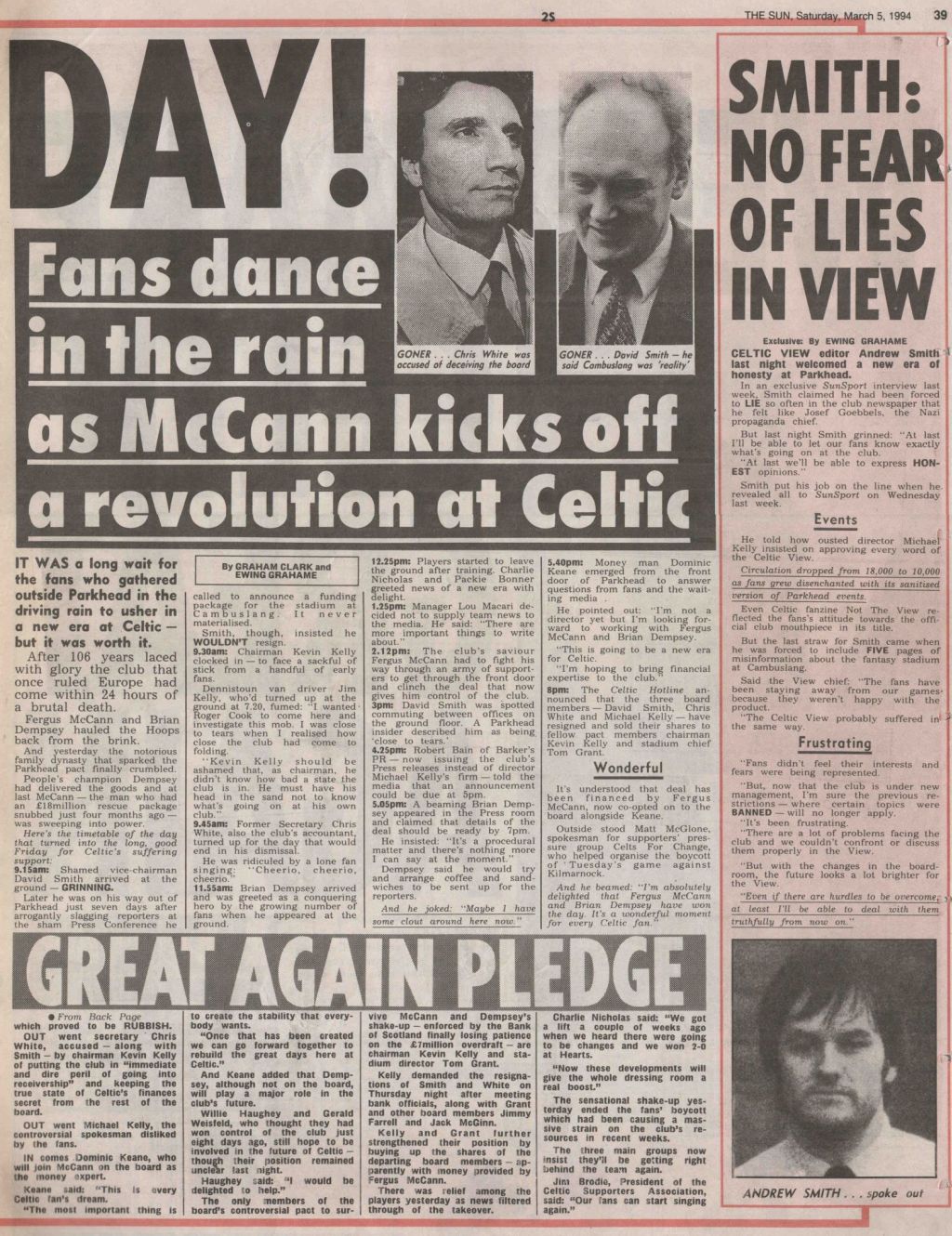 Board, Management & Player Changes. - The Celtic Wiki Board, Management & Player Changes. - The Celtic Wiki