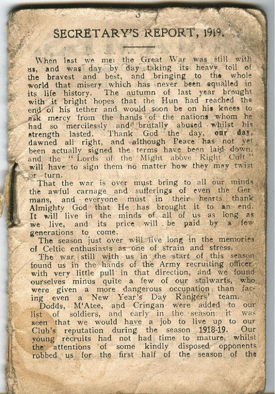 Season Review 1918-19 - Pic
