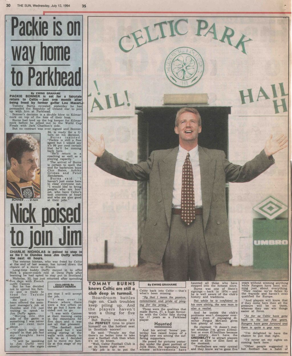 Board, Management & Player Changes. - The Celtic Wiki Board, Management & Player Changes. - The Celtic Wiki