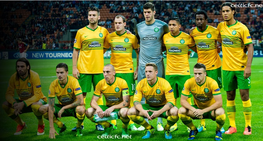 Celtic team line-up 2013-14 - Pic