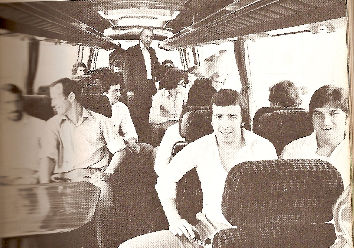 The Celtic team on the bus to Glasgow airport as the team head 'Down Under' for the first time. The Celtic team on the bus to Glasgow airport as the team head 'Down Under' for the first time.