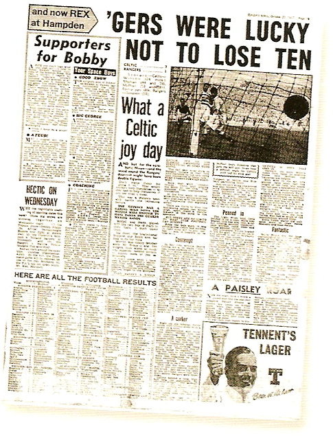 1957-19-10: Celtic 7-1 Rangers, League Cup - Kerrydale Street