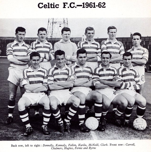 Celtic Team Line-Up 1961-62 - Pic Celtic Team Line-Up 1961-62 - Pic