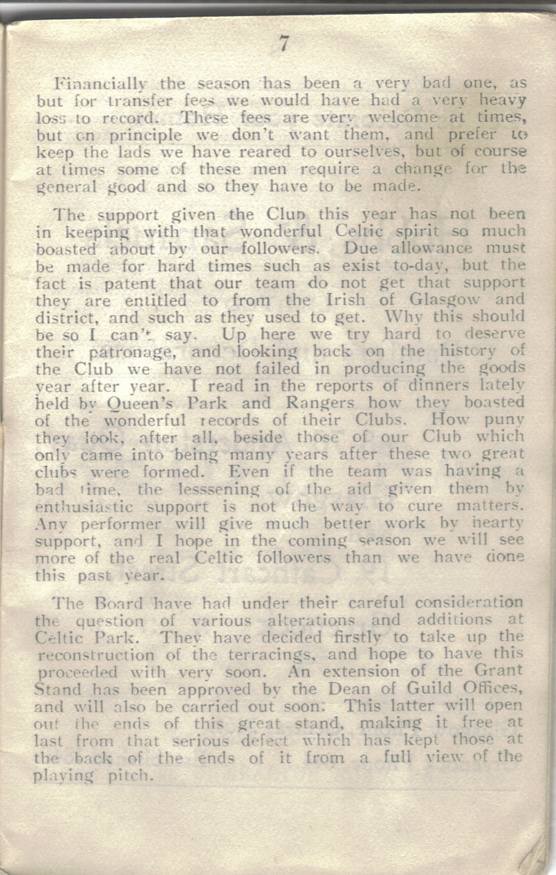 Season Review 1922-23 - The Celtic Wiki