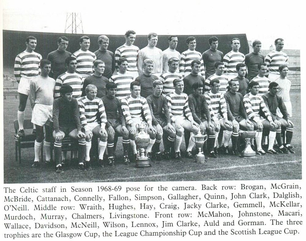 Celtic Team Line-Up 1968-69 - The Celtic Wiki Celtic Team Line-Up 1968-69 - The Celtic Wiki