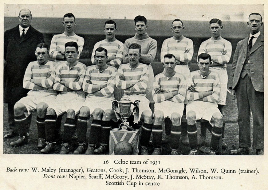 Celtic Team Line-Up 1930-31 - The Celtic Wiki