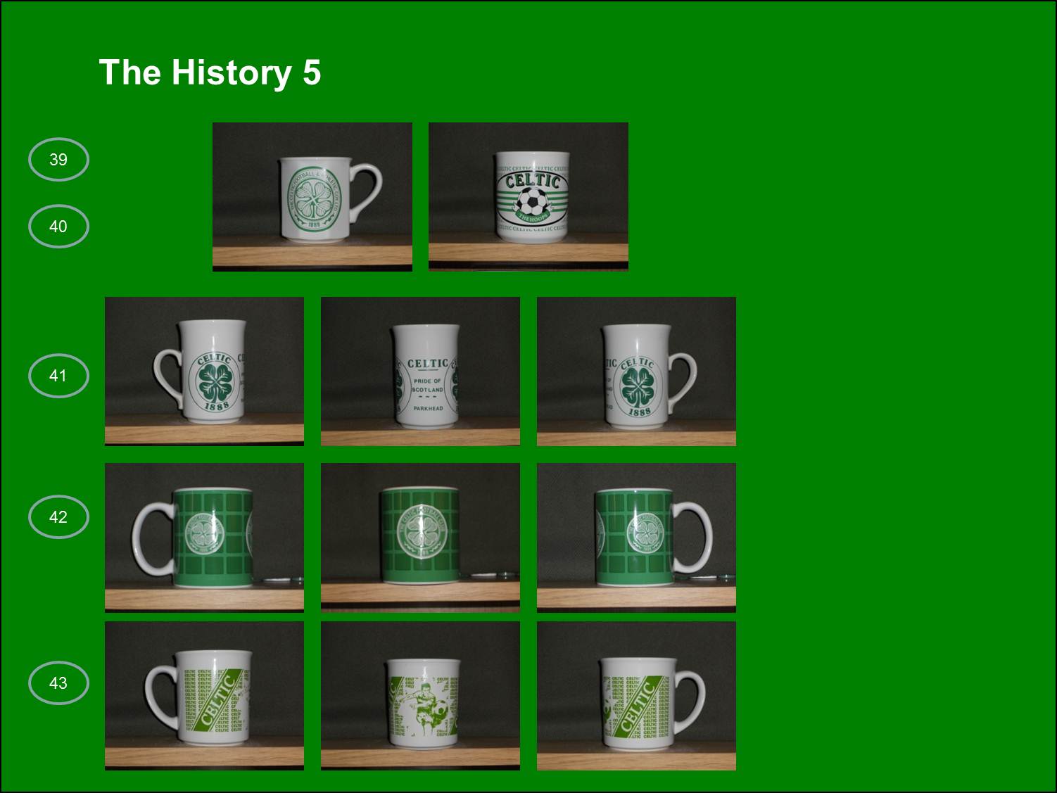 Celtic Collectables - Mugs - Pic Celtic Collectables - Mugs - Pic
