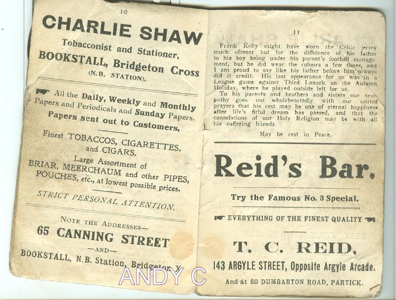 Season Review 1918-19 - Pic