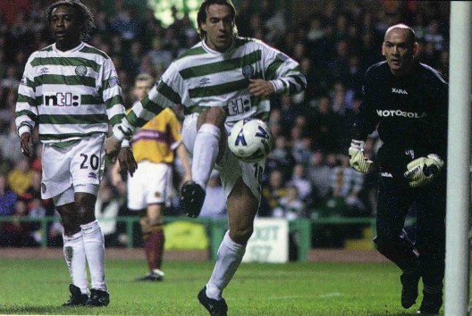 Berkovic scores against Motherwell Berkovic scores against Motherwell