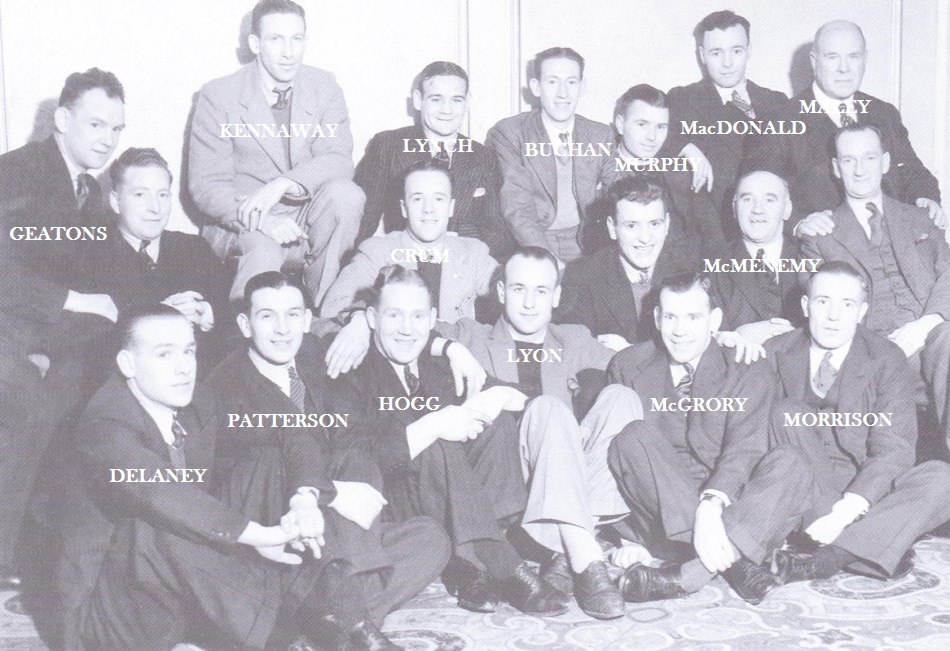 Celtic Team Line-Up 1936-37 - Pic Celtic Team Line-Up 1936-37 - Pic