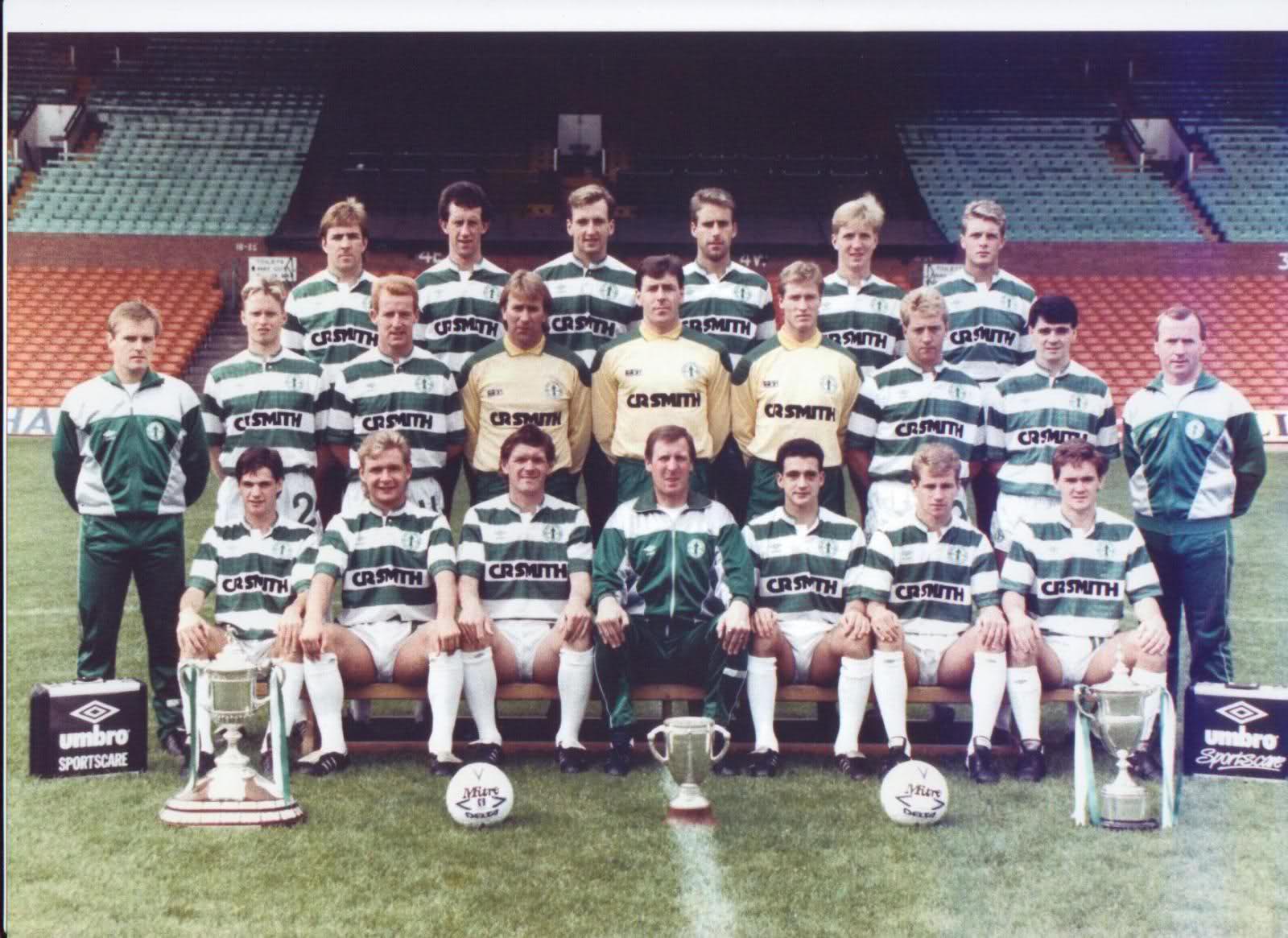 Celtic Team Line-Up 1987-88 - Pic
