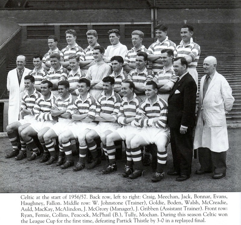 Celtic Team Line-Up 1956-57 - The Celtic Wiki