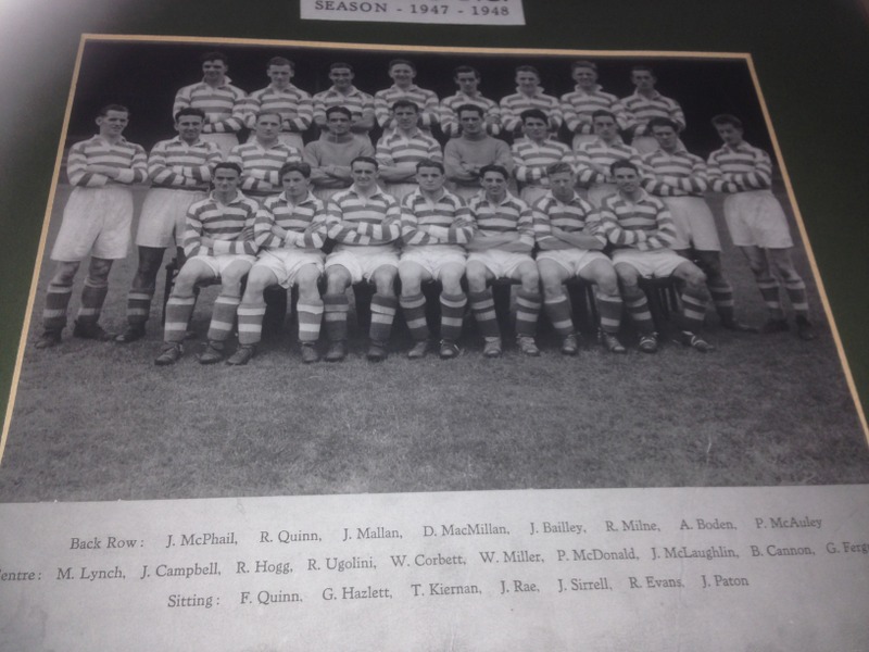 Celtic Team Line-Up 1947-48 Celtic Team Line-Up 1947-48