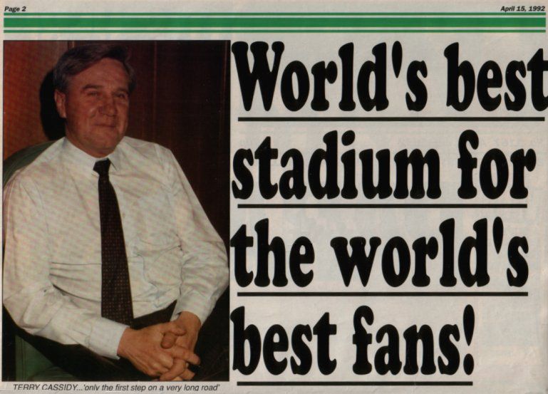 CEO Terry Cassidy aka the Bull in a China Shop, April 1992 CEO Terry Cassidy aka the Bull in a China Shop, April 1992