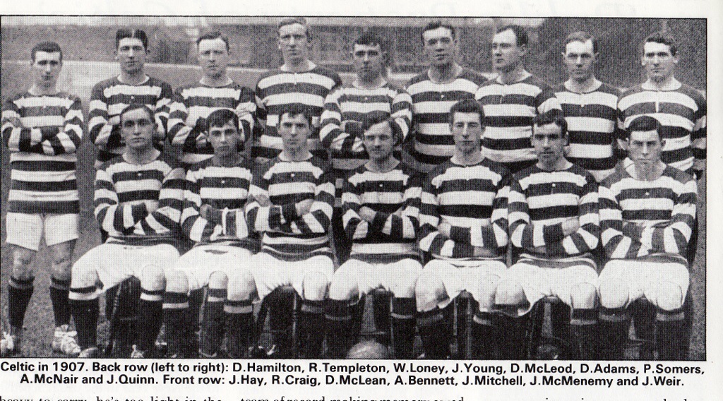 Celtic Team Line-Up 1907-08 - Pic Celtic Team Line-Up 1907-08 - Pic