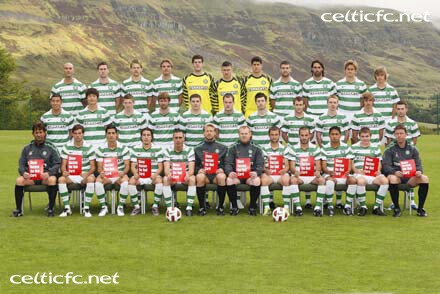 Celtic team line-up 2010-11 - Pic Celtic team line-up 2010-11 - Pic