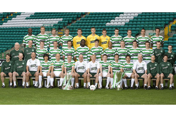 Celtic team line-up 2007-08 - Kerrydale Street