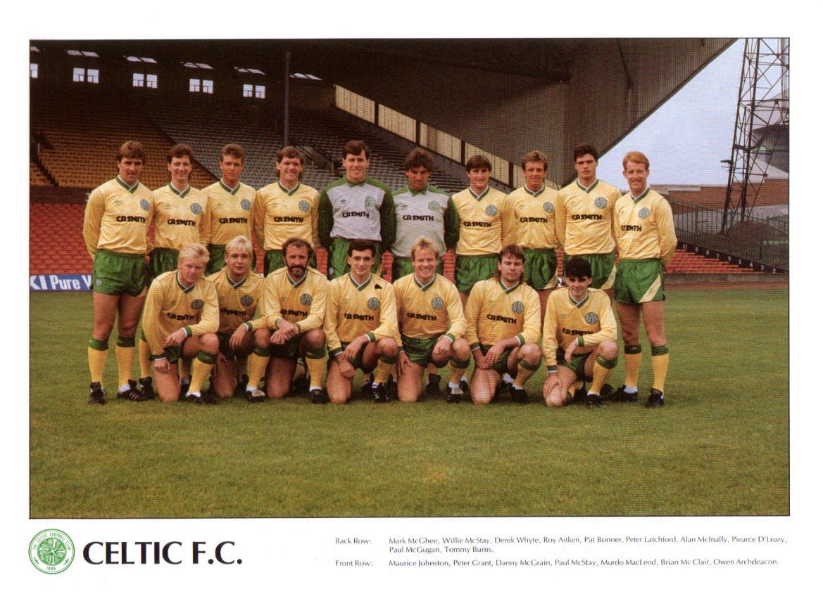 Celtic Team Line-Up 1986-87 - Pic Celtic Team Line-Up 1986-87 - Pic