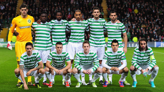 Celtic team line-up 2012-13 - Pic