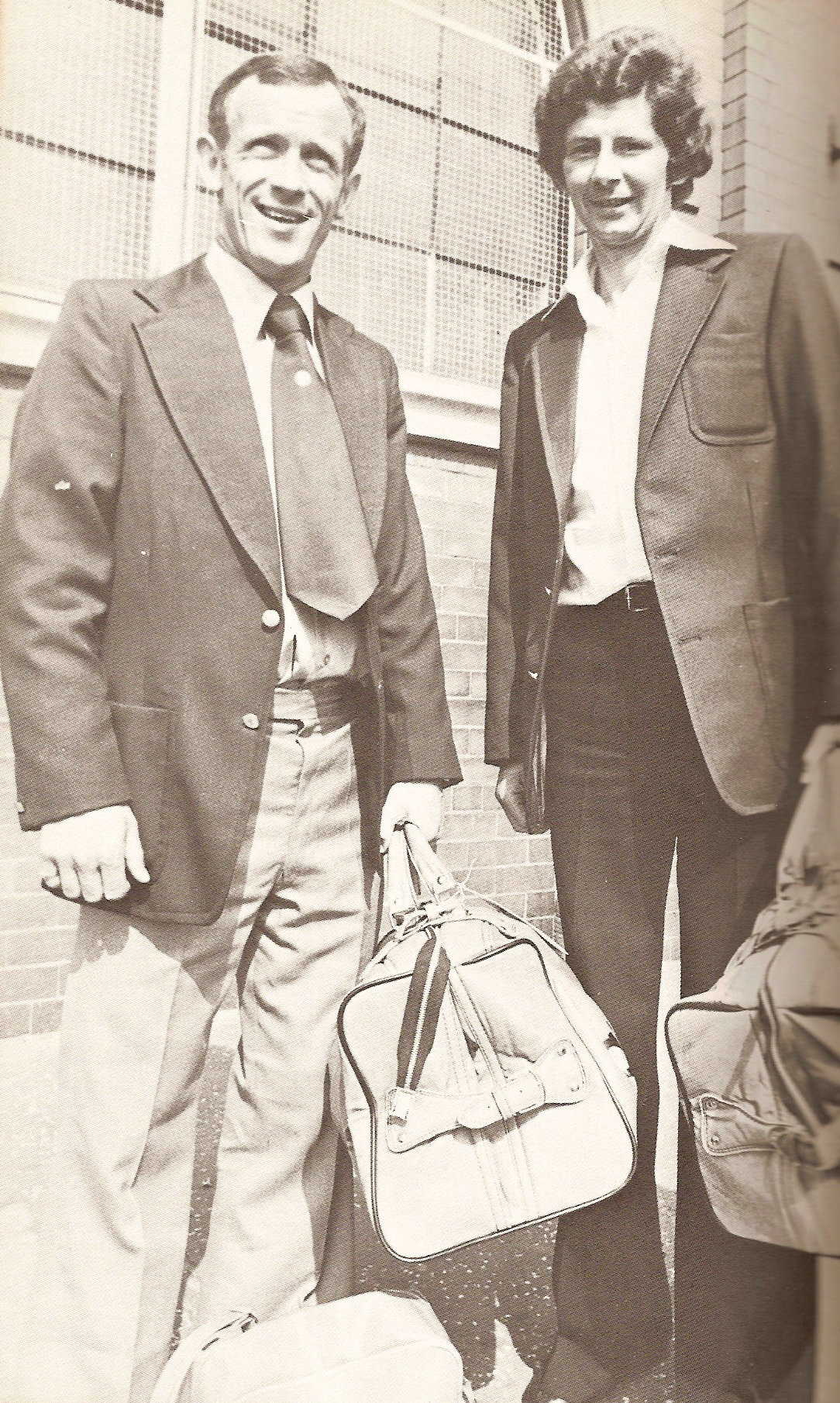 Bobby Lennox and new signing Roy Kay prepare to head for the Far East and Australia Bobby Lennox and new signing Roy Kay prepare to head for the Far East and Australia