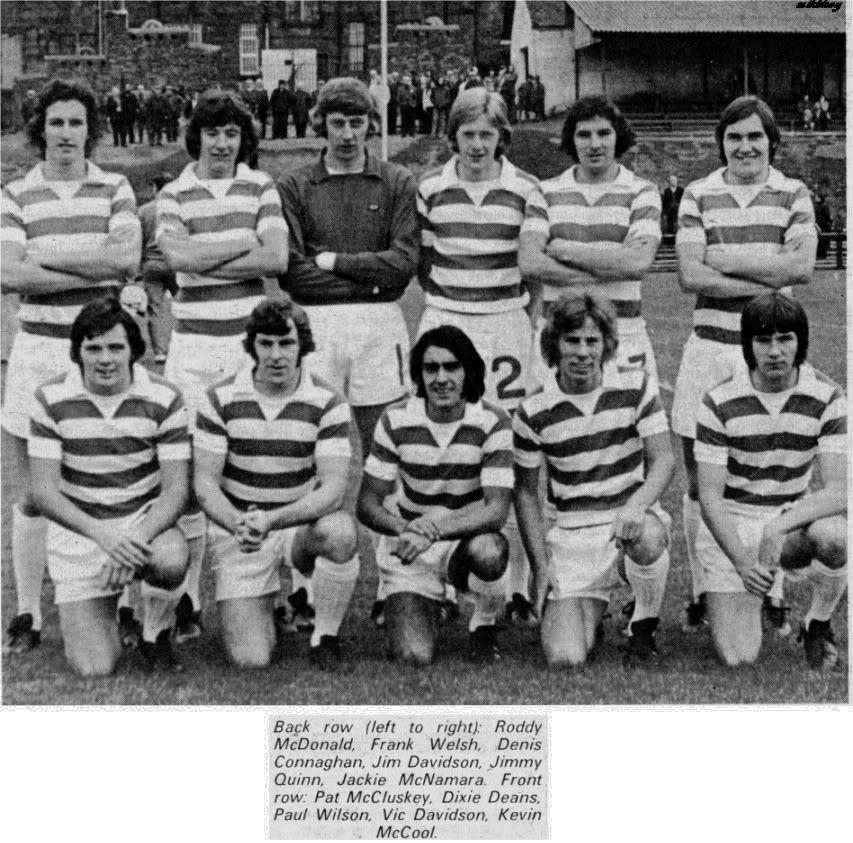 Celtic Team Line-Up 1972-73 - Pic