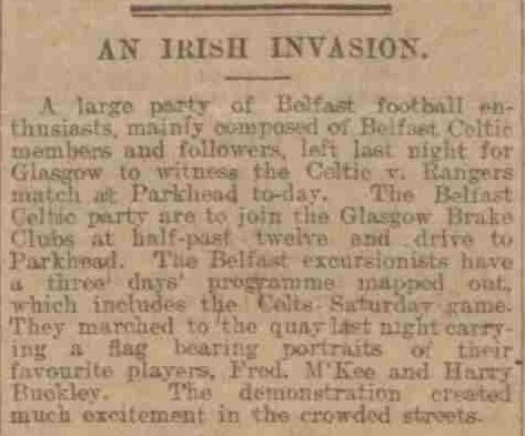 An Irish Invasion – Daily Record & Mail – Thursday, January 1st, 1914 – The Original Corteo? https://photobhoy.wordpress.com/2018/10/27/an-irish-invas An Irish Invasion – Daily Record & Mail – Thursday, January 1st, 1914 – The Original Corteo? https://photobhoy.wordpress.com/2018/10/27/an-irish-invas