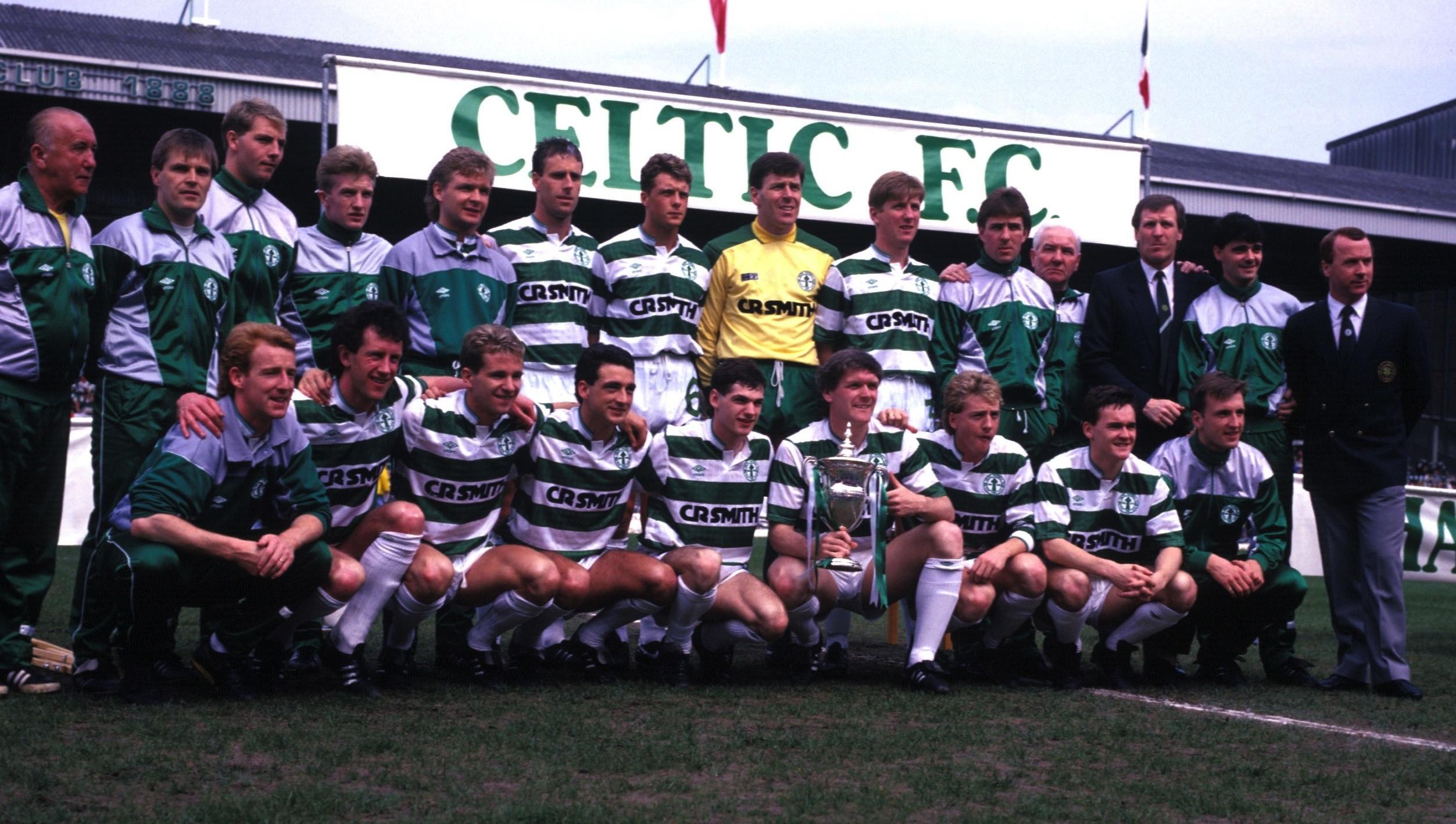 Celtic Team Line-Up 1987-88 - Pic