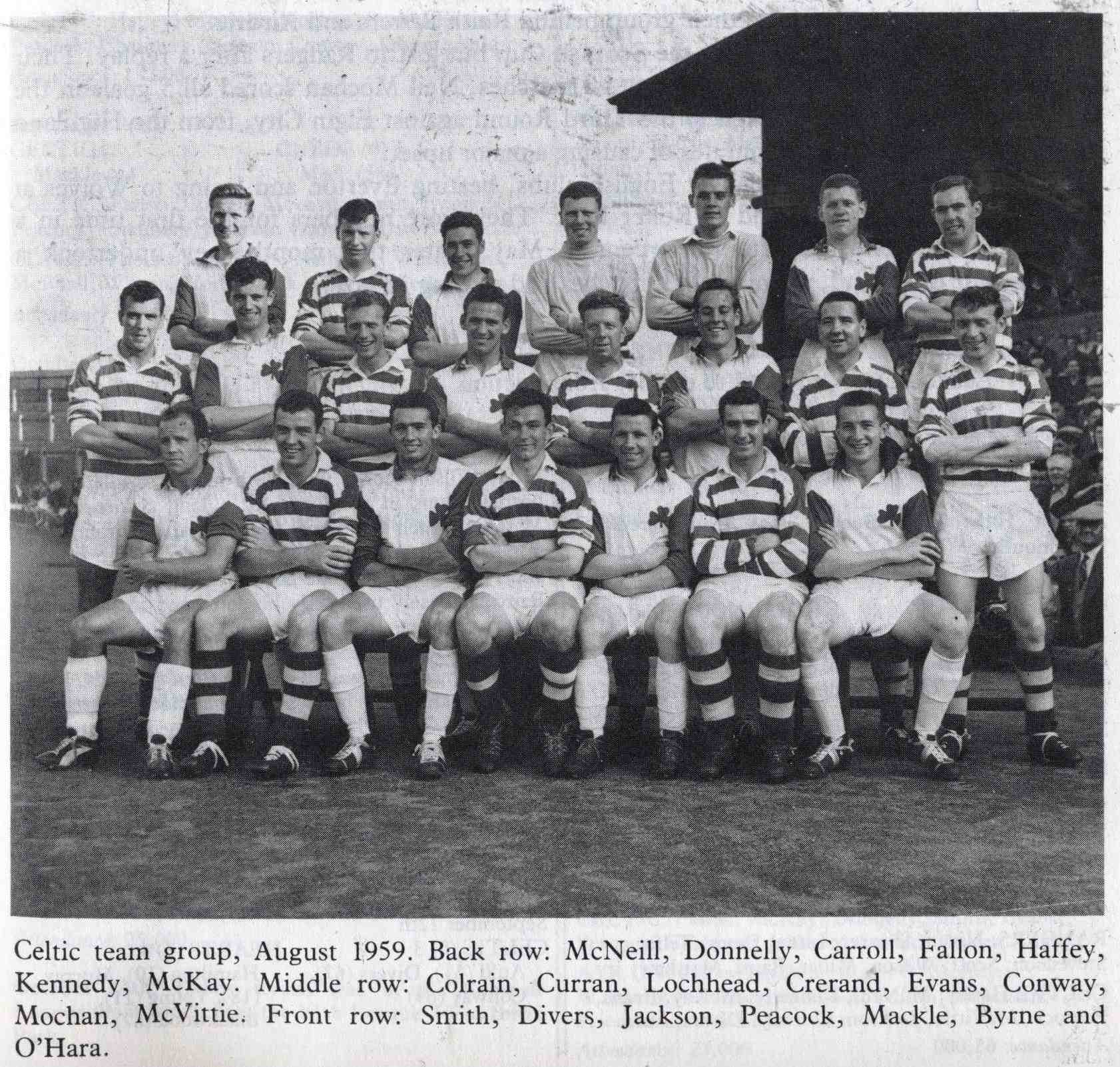 1959-60 Team Line Up 1959-60 Team Line Up