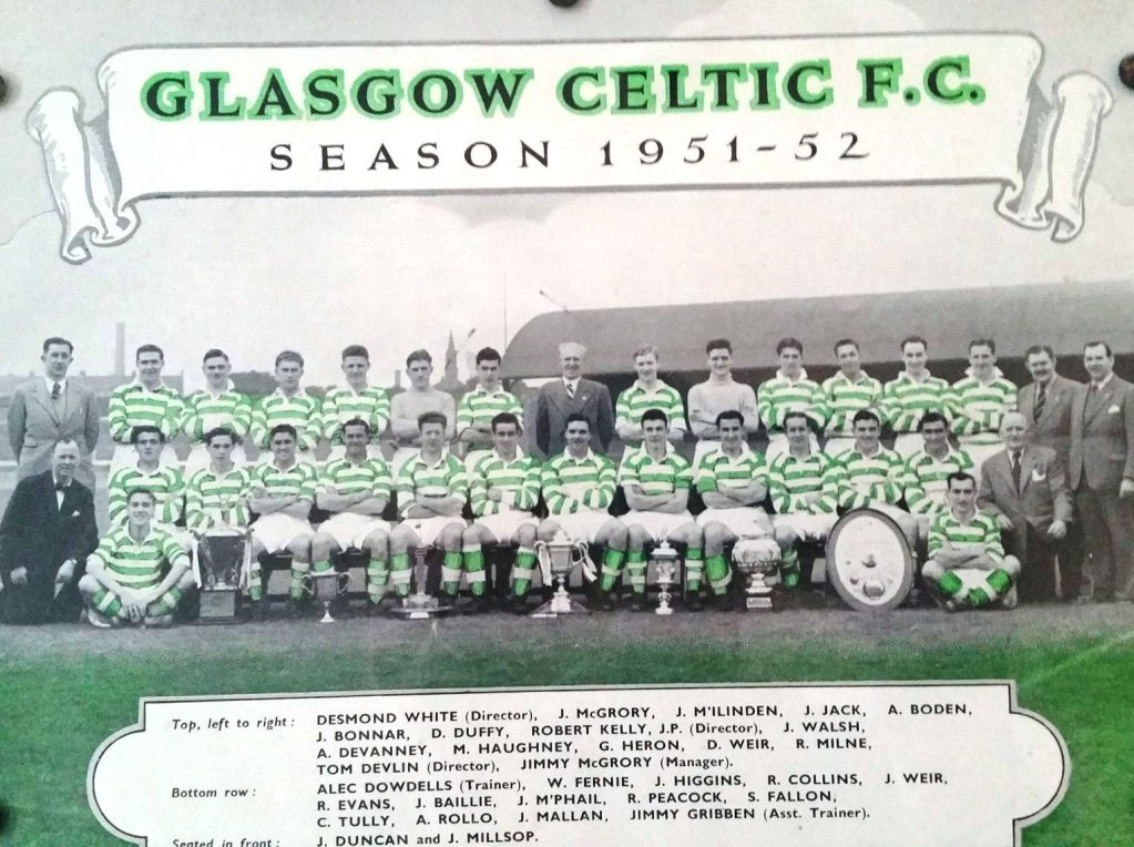 Celtic Team Line-Up 1951-52 - The Celtic Wiki