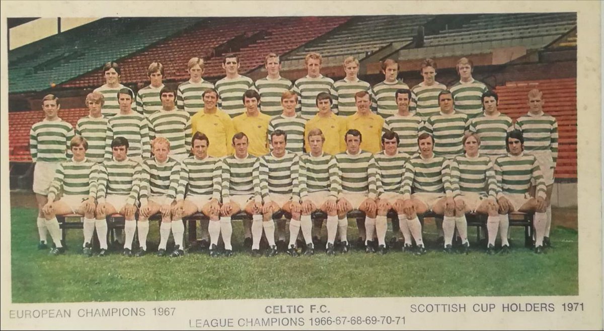 Celtic Team Line-Up 1971-72 - The Celtic Wiki