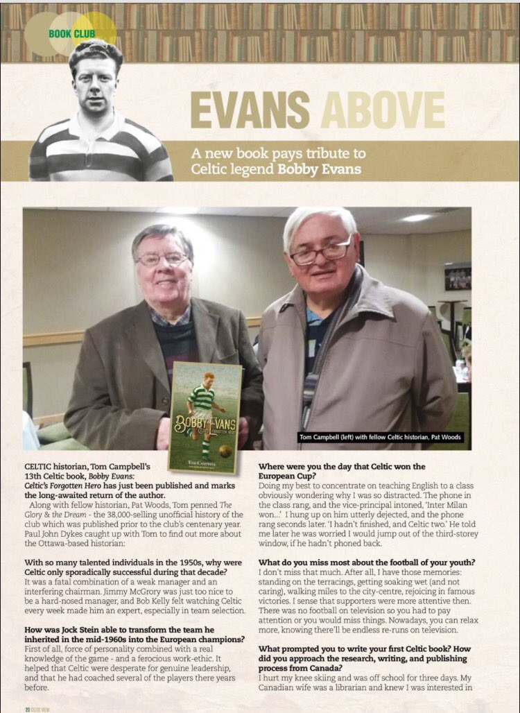 Books: Bobby Evans - Celtic's Forgotten Hero (2016) - The Celtic Wiki