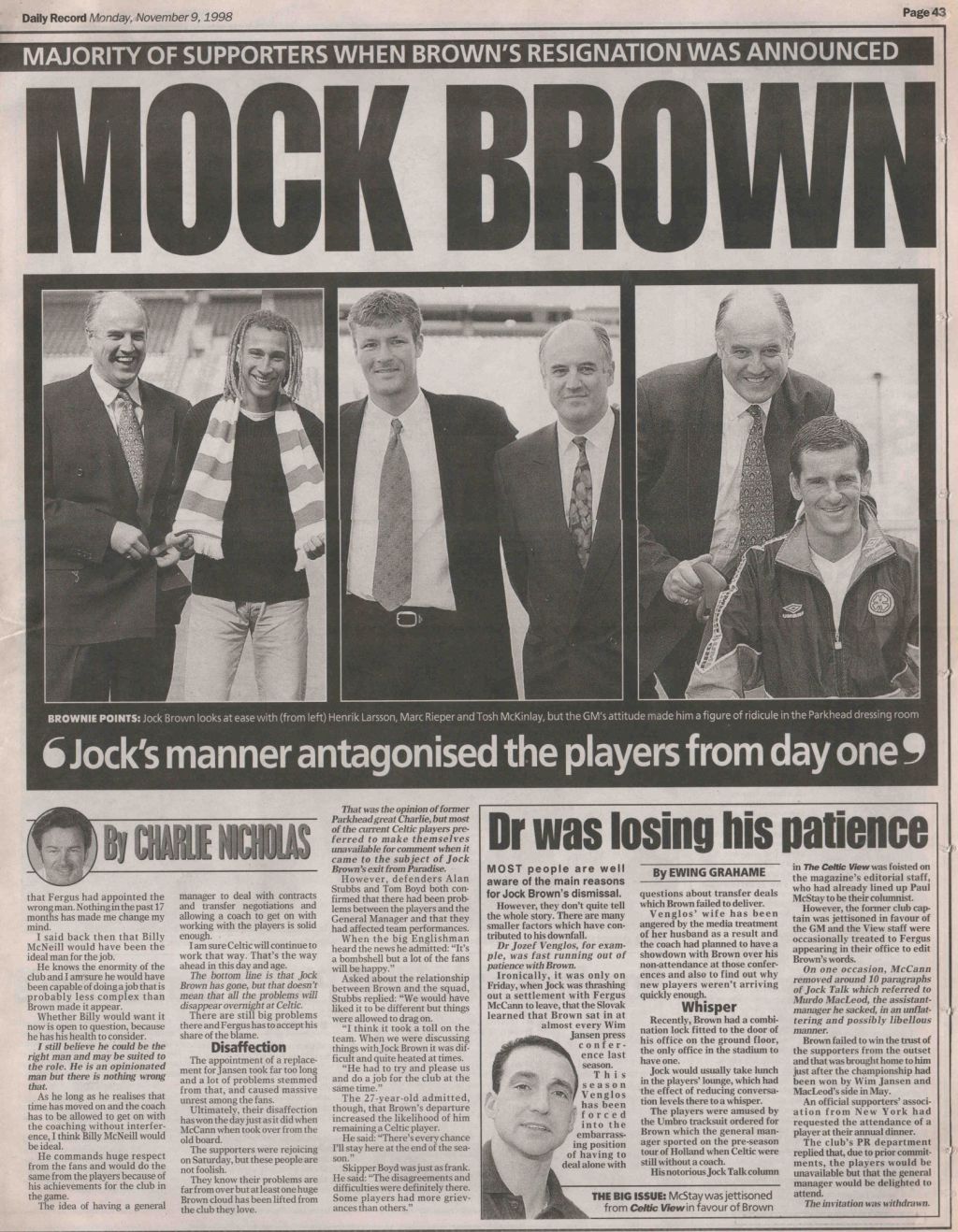 Board, Management & Player Changes. - The Celtic Wiki Board, Management & Player Changes. - The Celtic Wiki