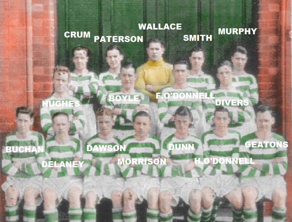 Celtic Team Line-Up 1933-34 - The Celtic Wiki