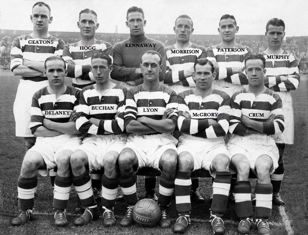 Celtic Team Line-Up 1937-38 - Pic