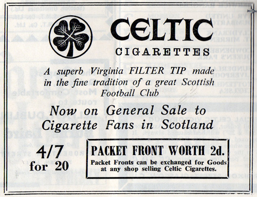 Celtic Cigarettes - Pic Celtic Cigarettes - Pic