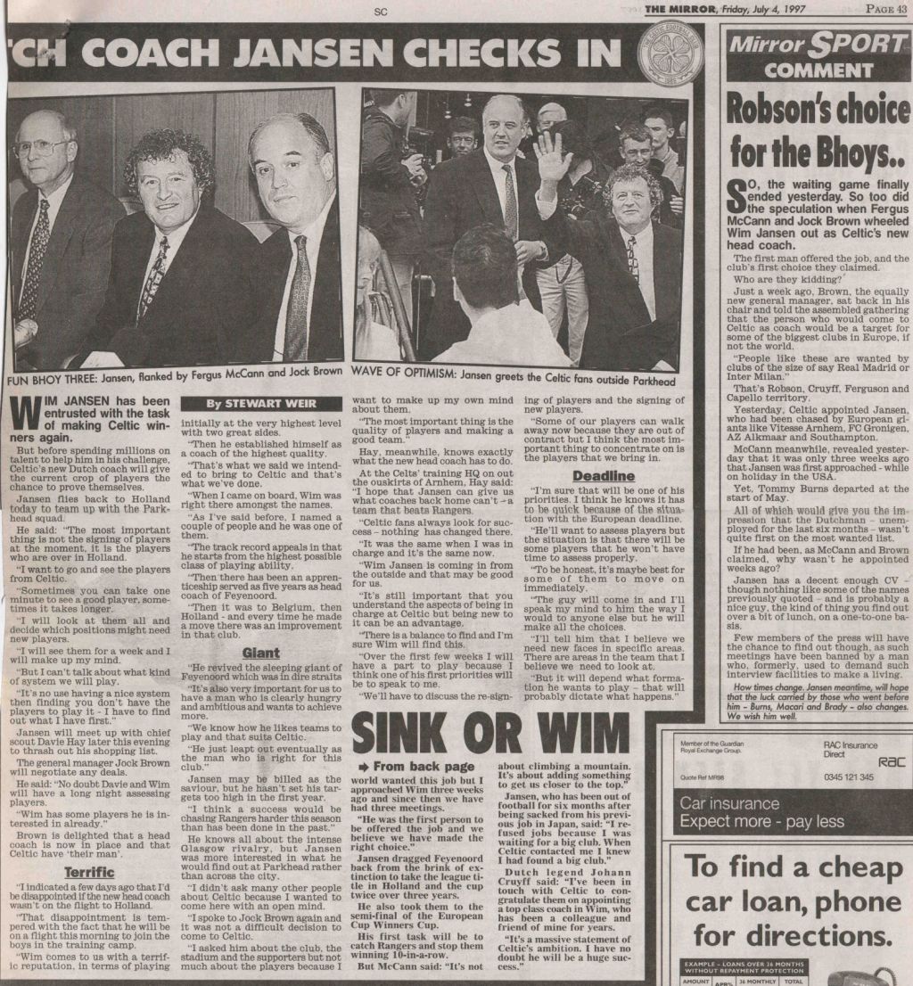 Board, Management & Player Changes. - The Celtic Wiki Board, Management & Player Changes. - The Celtic Wiki